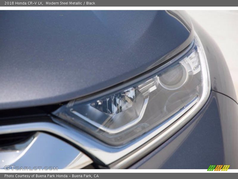 Modern Steel Metallic / Black 2018 Honda CR-V LX