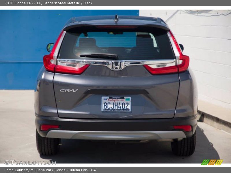 Modern Steel Metallic / Black 2018 Honda CR-V LX