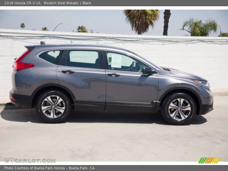 Modern Steel Metallic / Black 2018 Honda CR-V LX
