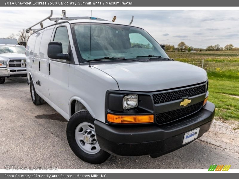 Summit White / Medium Pewter 2014 Chevrolet Express 2500 Cargo WT