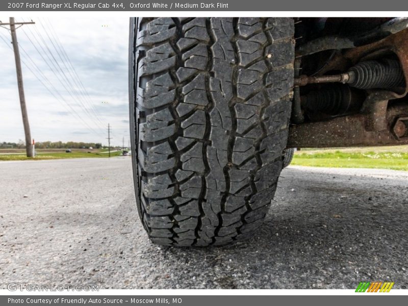 Oxford White / Medium Dark Flint 2007 Ford Ranger XL Regular Cab 4x4