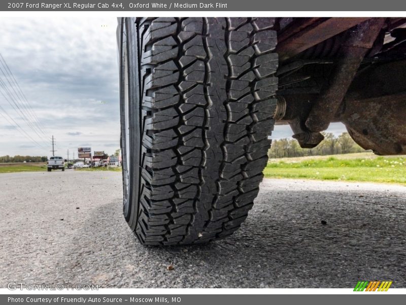 Oxford White / Medium Dark Flint 2007 Ford Ranger XL Regular Cab 4x4