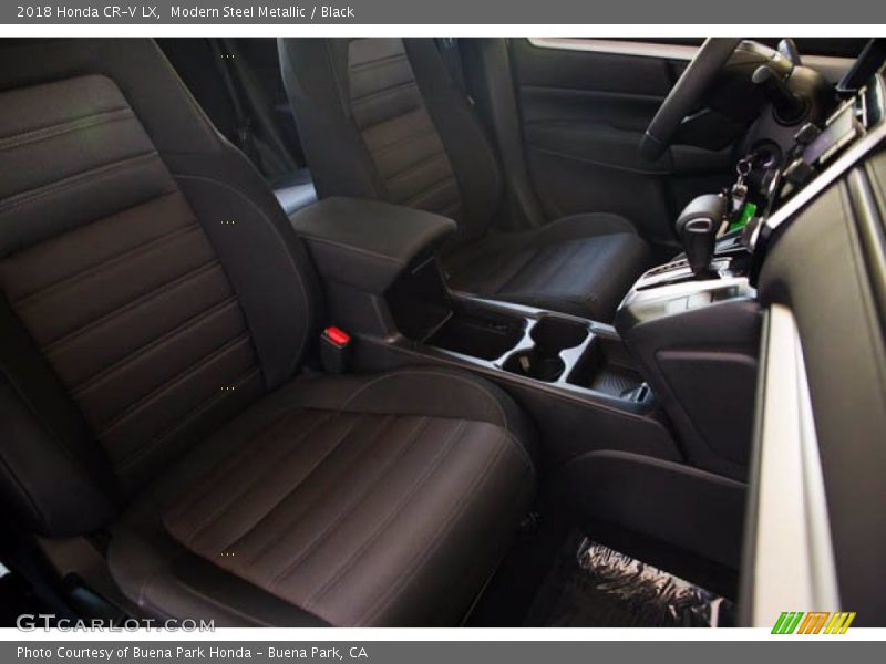 Modern Steel Metallic / Black 2018 Honda CR-V LX