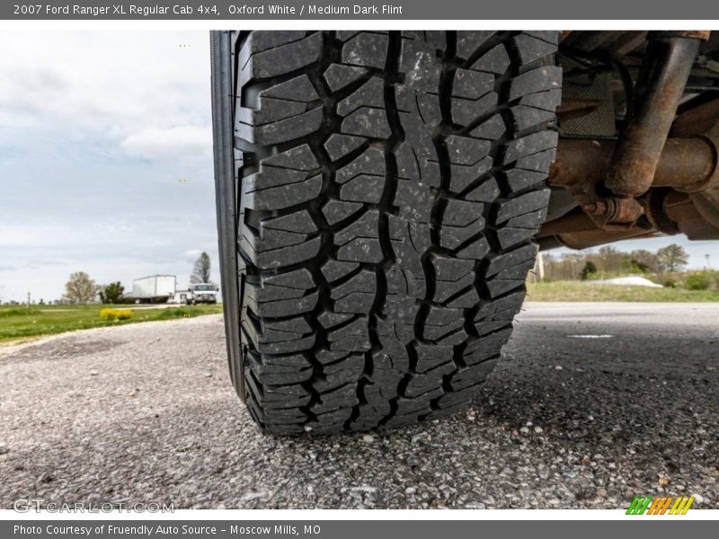 Oxford White / Medium Dark Flint 2007 Ford Ranger XL Regular Cab 4x4
