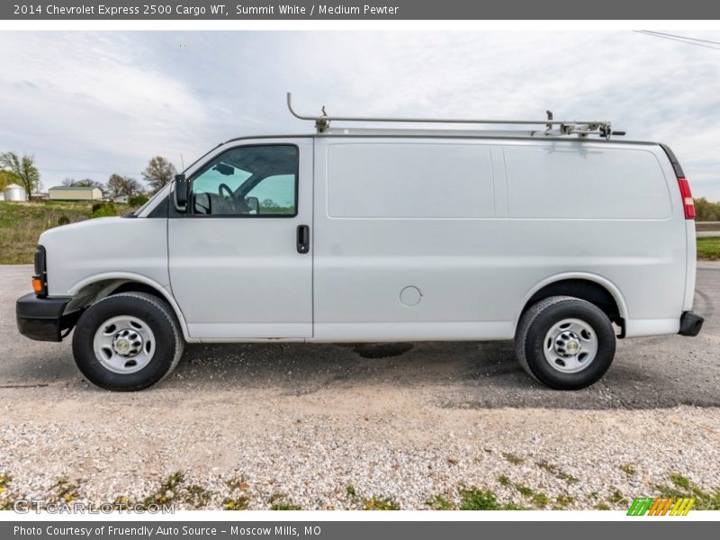 Summit White / Medium Pewter 2014 Chevrolet Express 2500 Cargo WT