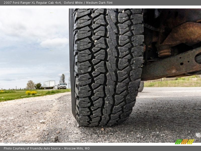 Oxford White / Medium Dark Flint 2007 Ford Ranger XL Regular Cab 4x4
