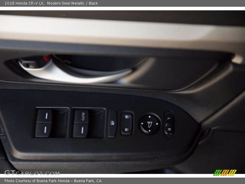 Modern Steel Metallic / Black 2018 Honda CR-V LX