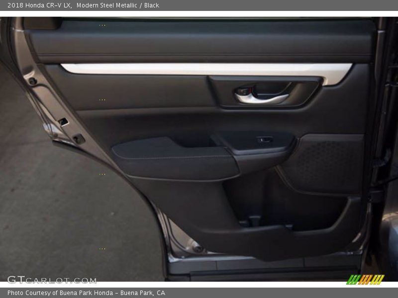 Modern Steel Metallic / Black 2018 Honda CR-V LX