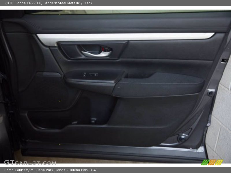 Modern Steel Metallic / Black 2018 Honda CR-V LX