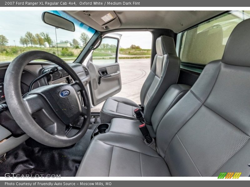 Front Seat of 2007 Ranger XL Regular Cab 4x4