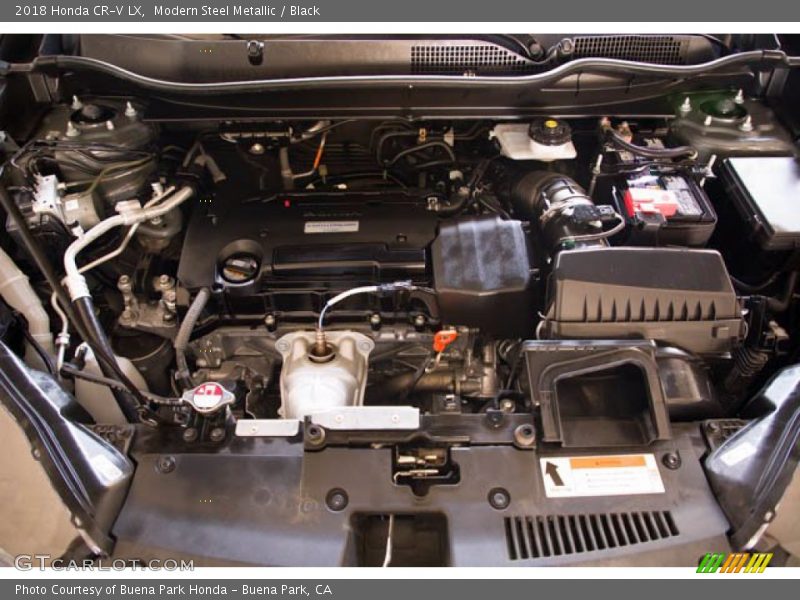 Modern Steel Metallic / Black 2018 Honda CR-V LX