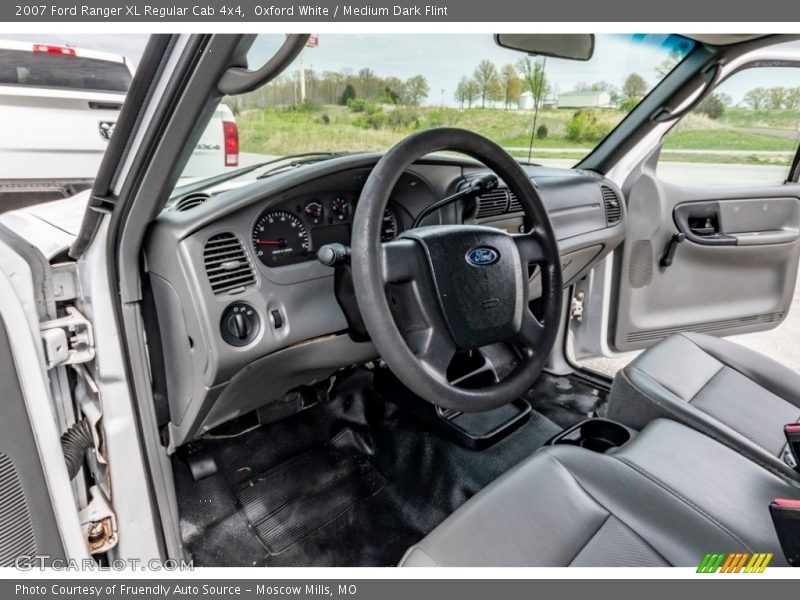  2007 Ranger XL Regular Cab 4x4 Medium Dark Flint Interior