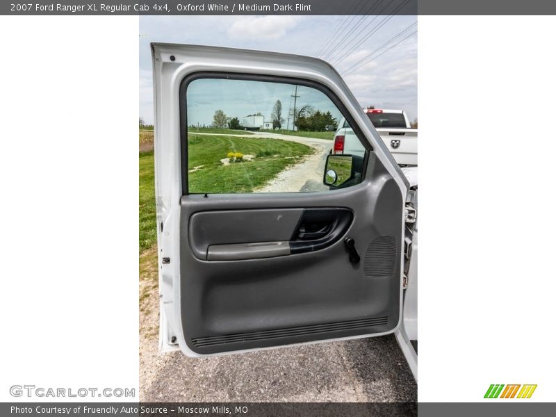Oxford White / Medium Dark Flint 2007 Ford Ranger XL Regular Cab 4x4