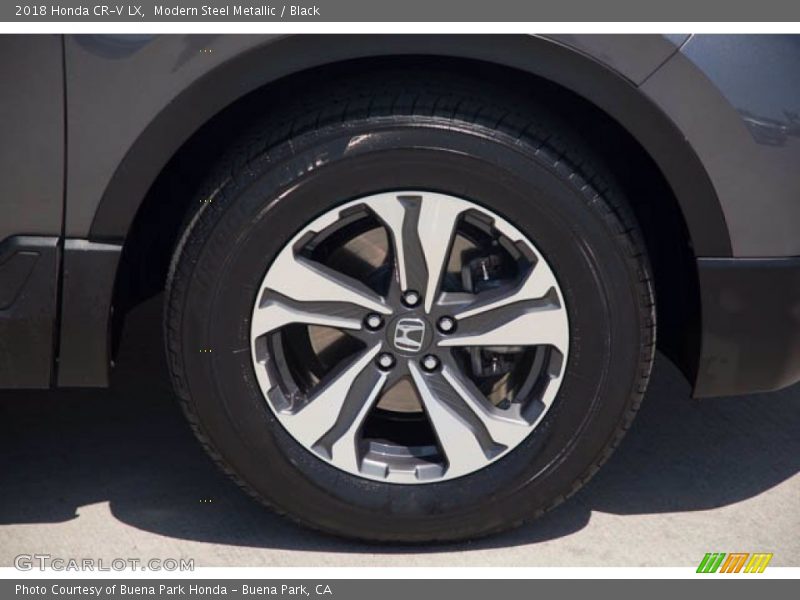 Modern Steel Metallic / Black 2018 Honda CR-V LX