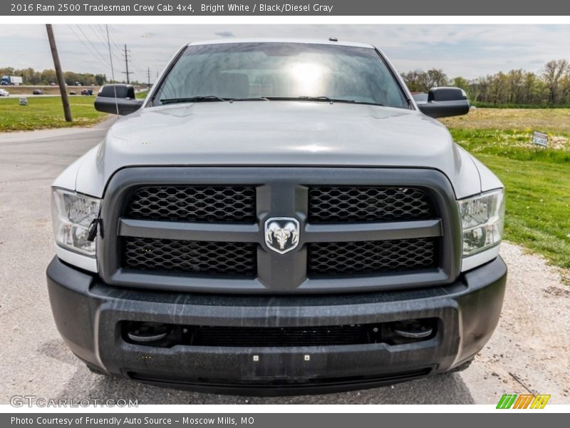 Bright White / Black/Diesel Gray 2016 Ram 2500 Tradesman Crew Cab 4x4