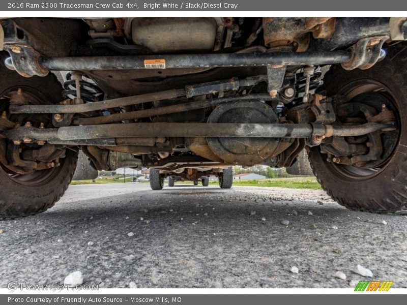 Undercarriage of 2016 2500 Tradesman Crew Cab 4x4