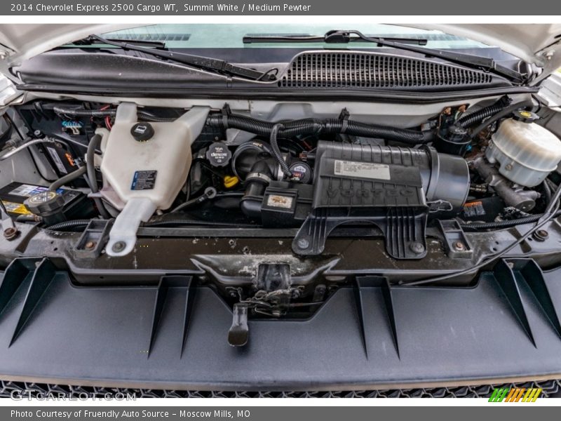 Summit White / Medium Pewter 2014 Chevrolet Express 2500 Cargo WT