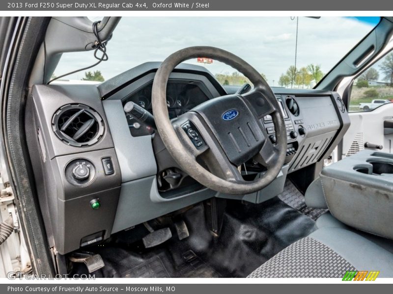 Oxford White / Steel 2013 Ford F250 Super Duty XL Regular Cab 4x4
