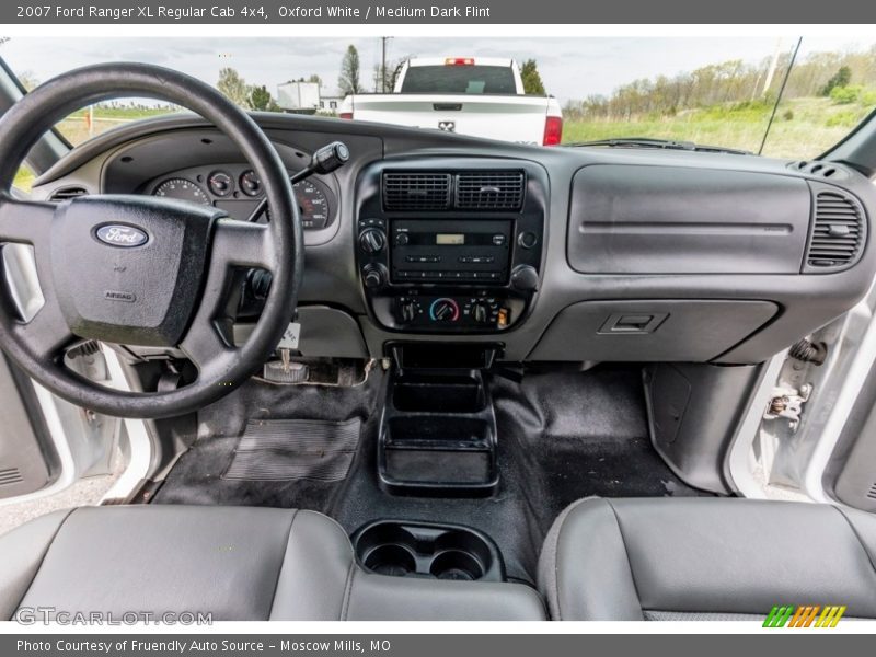 Dashboard of 2007 Ranger XL Regular Cab 4x4