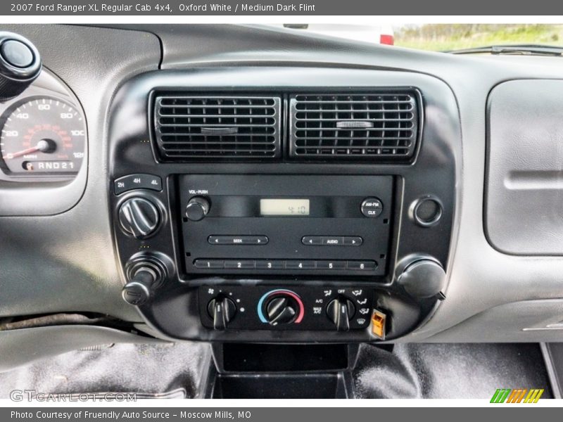 Controls of 2007 Ranger XL Regular Cab 4x4