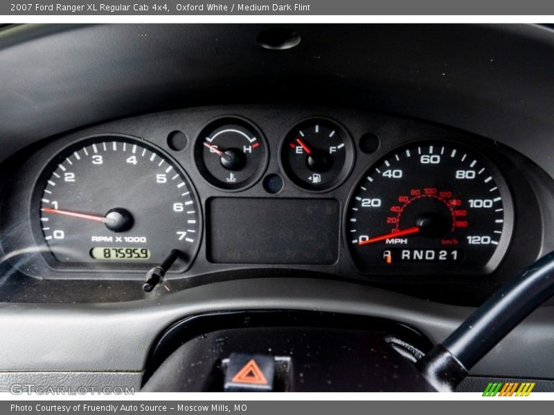  2007 Ranger XL Regular Cab 4x4 XL Regular Cab 4x4 Gauges