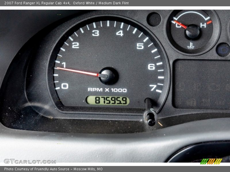 Oxford White / Medium Dark Flint 2007 Ford Ranger XL Regular Cab 4x4