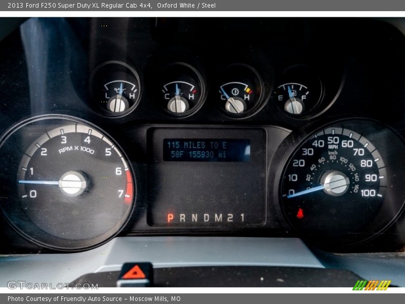 Oxford White / Steel 2013 Ford F250 Super Duty XL Regular Cab 4x4