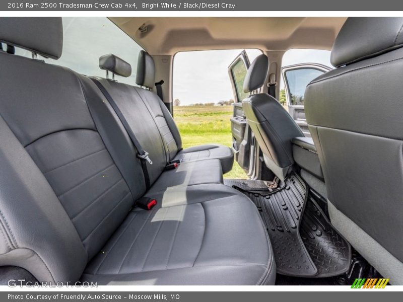 Rear Seat of 2016 2500 Tradesman Crew Cab 4x4