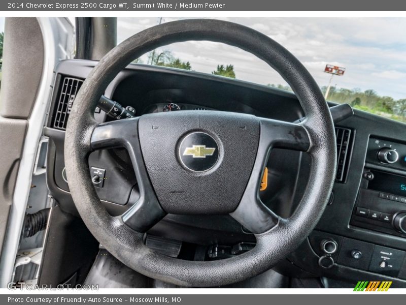 Summit White / Medium Pewter 2014 Chevrolet Express 2500 Cargo WT