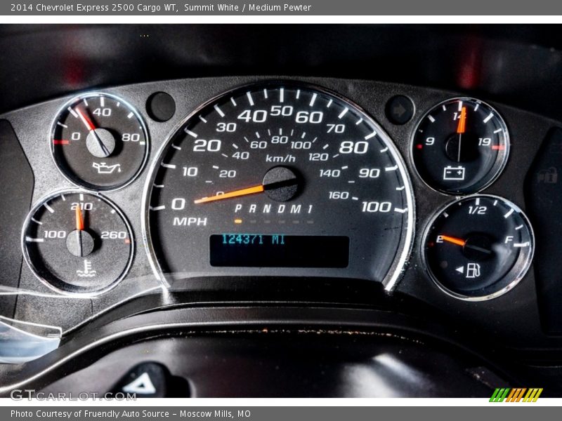 Summit White / Medium Pewter 2014 Chevrolet Express 2500 Cargo WT