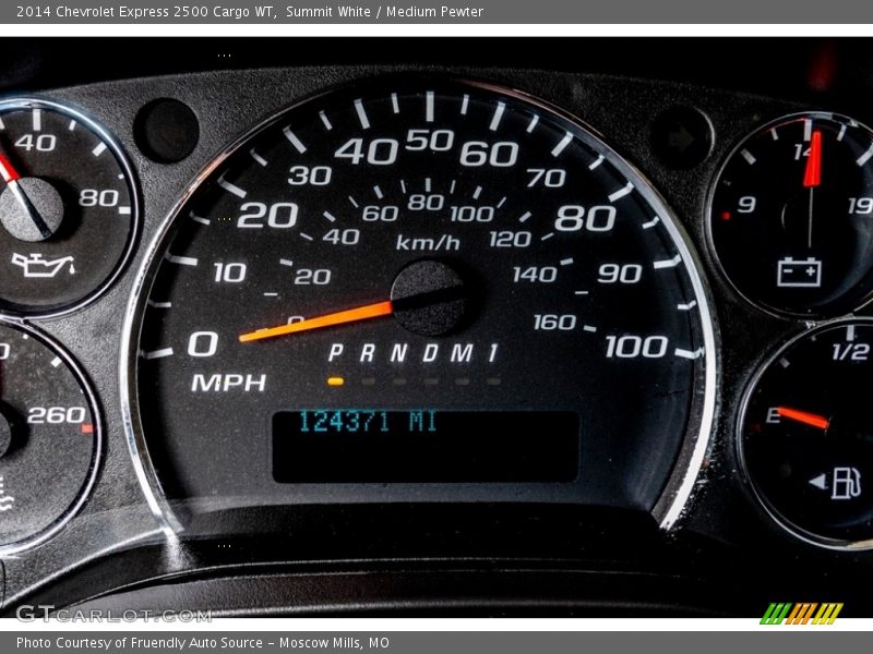 Summit White / Medium Pewter 2014 Chevrolet Express 2500 Cargo WT