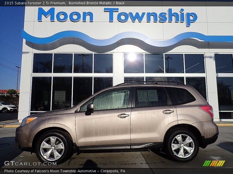 Burnished Bronze Metallic / Black 2015 Subaru Forester 2.5i Premium