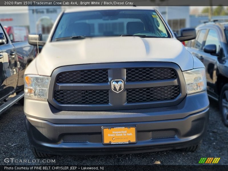 Bright White / Black/Diesel Gray 2020 Ram 1500 Tradesman Crew Cab 4x4