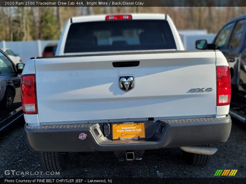 Bright White / Black/Diesel Gray 2020 Ram 1500 Tradesman Crew Cab 4x4