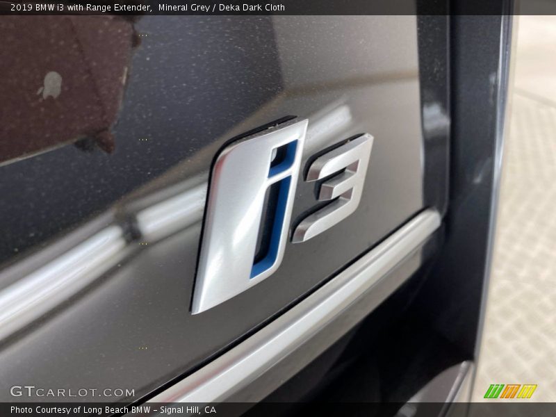 Mineral Grey / Deka Dark Cloth 2019 BMW i3 with Range Extender