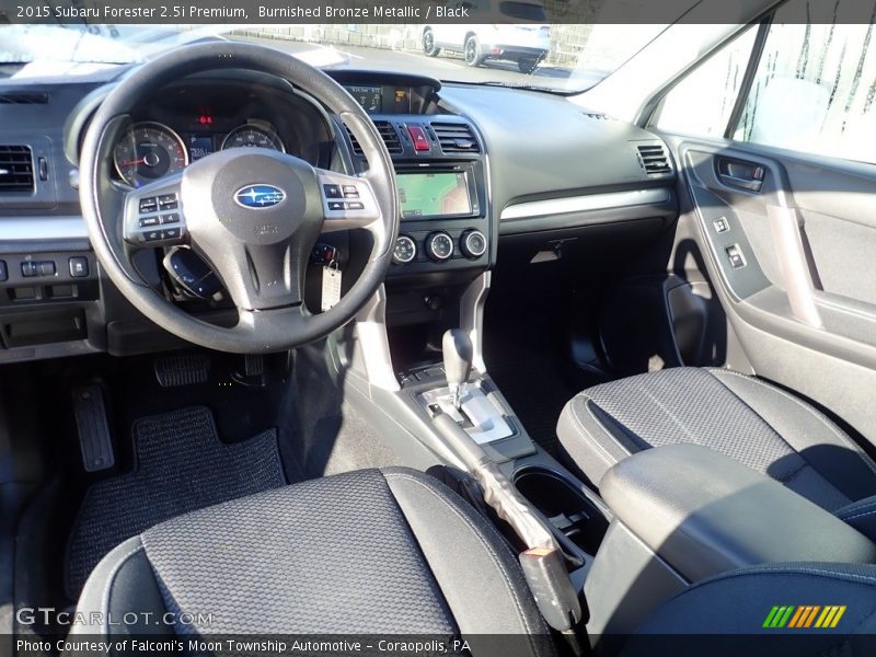 Front Seat of 2015 Forester 2.5i Premium