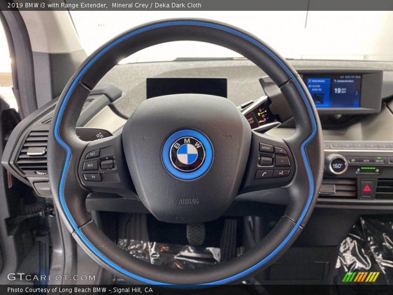 Mineral Grey / Deka Dark Cloth 2019 BMW i3 with Range Extender