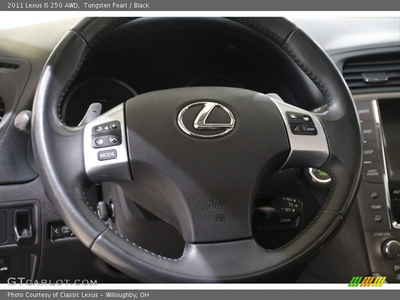 Tungsten Pearl / Black 2011 Lexus IS 250 AWD