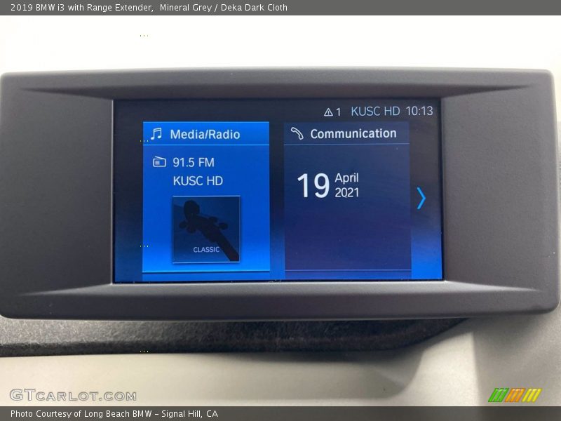Mineral Grey / Deka Dark Cloth 2019 BMW i3 with Range Extender