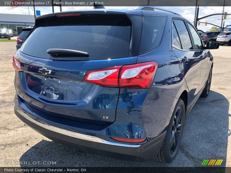 Pacific Blue Metallic / Jet Black 2021 Chevrolet Equinox LT