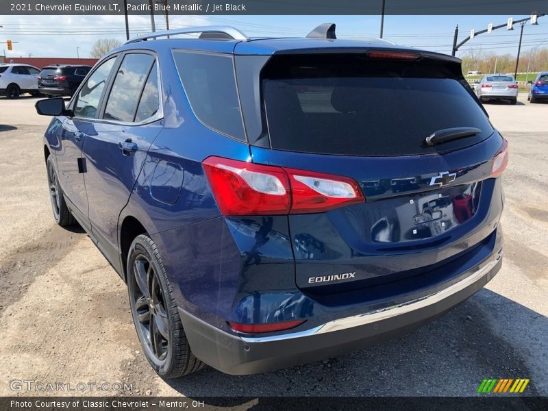 Pacific Blue Metallic / Jet Black 2021 Chevrolet Equinox LT