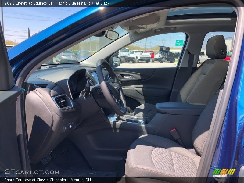 Pacific Blue Metallic / Jet Black 2021 Chevrolet Equinox LT