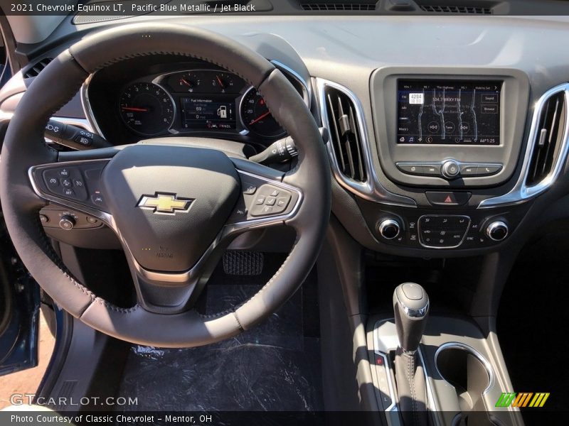 Pacific Blue Metallic / Jet Black 2021 Chevrolet Equinox LT