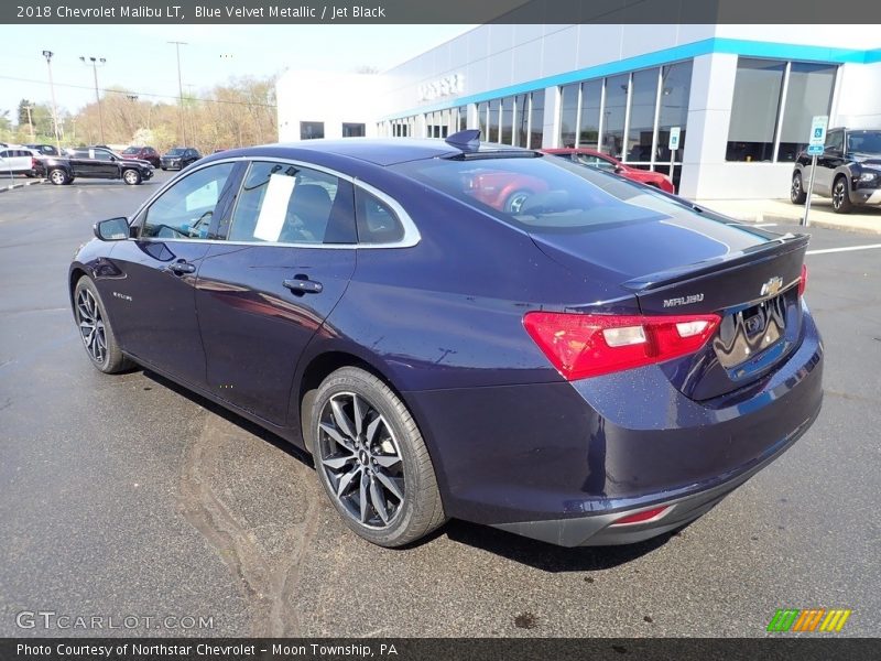 Blue Velvet Metallic / Jet Black 2018 Chevrolet Malibu LT