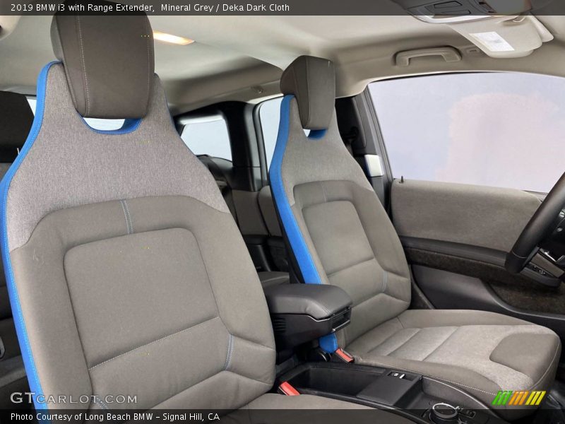 Mineral Grey / Deka Dark Cloth 2019 BMW i3 with Range Extender