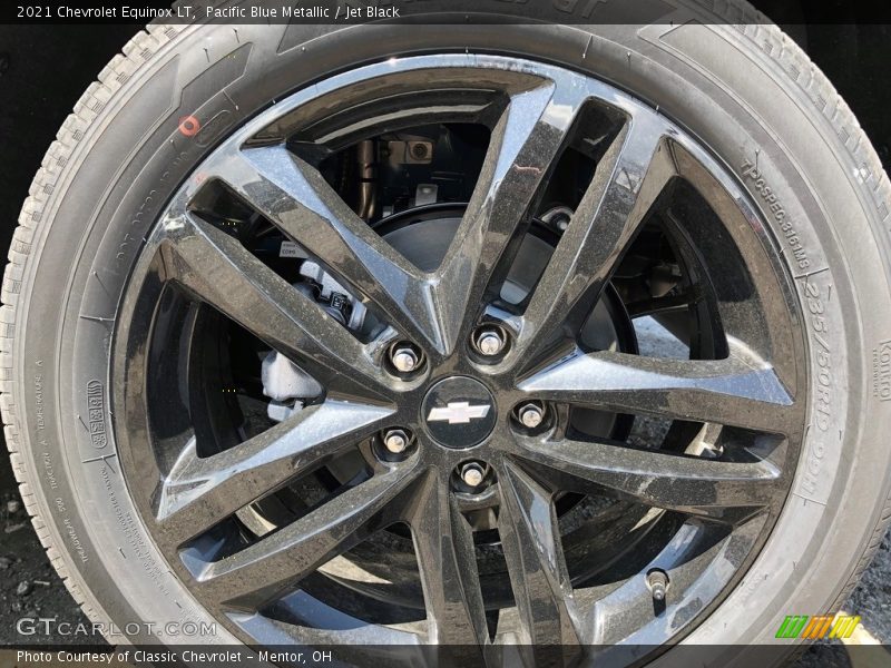 Pacific Blue Metallic / Jet Black 2021 Chevrolet Equinox LT