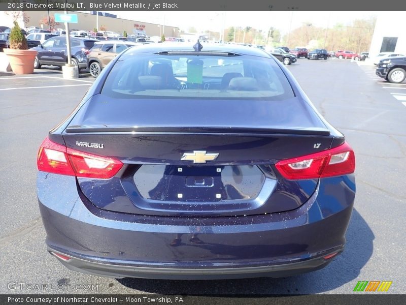 Blue Velvet Metallic / Jet Black 2018 Chevrolet Malibu LT