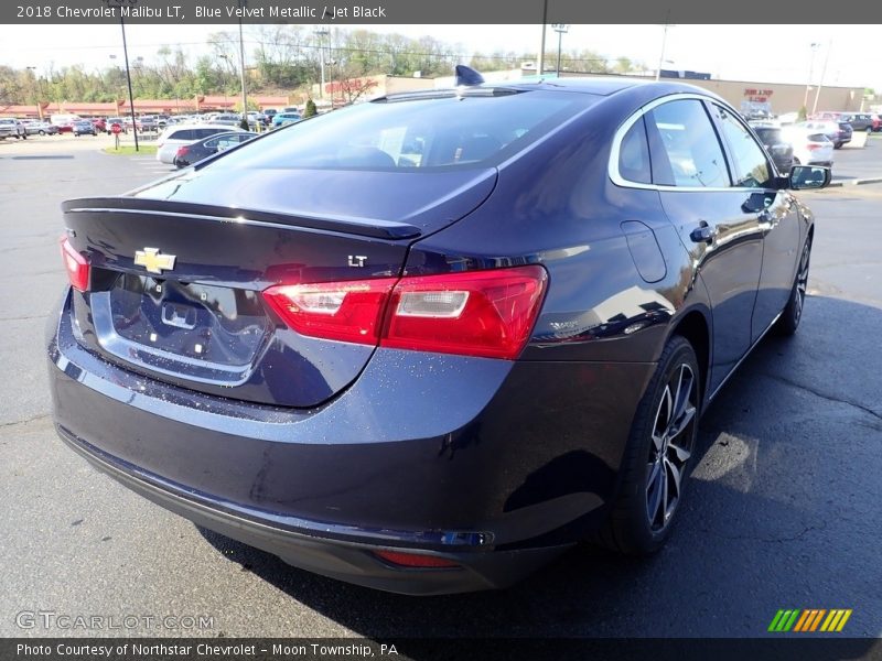 Blue Velvet Metallic / Jet Black 2018 Chevrolet Malibu LT