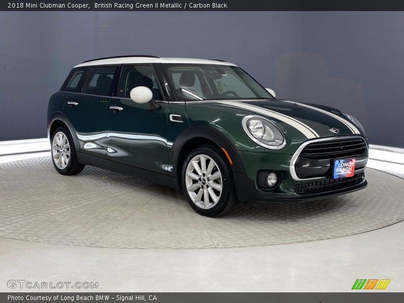 British Racing Green II Metallic / Carbon Black 2018 Mini Clubman Cooper
