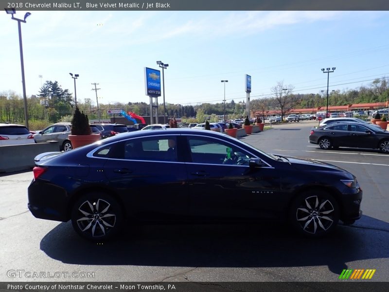 Blue Velvet Metallic / Jet Black 2018 Chevrolet Malibu LT